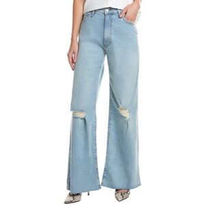 Hudson Jeans Womens Jolene Wide Leg Distressed Jeans 27 x 31 NEW